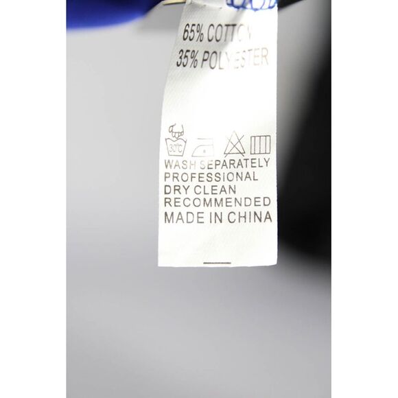 Ellelauri Women's V-Neck Spaghetti Straps Straight Leg Jumpsuit Blue Size M - Picture 5 of 5